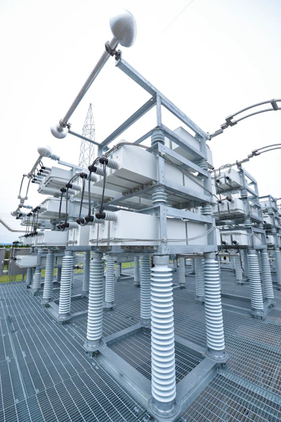 The Empire doesn’t strike back here. These aren’s baby AT-ATs but FACTS – Flexible Alternating Current Transmission Systems. They allow utilities to transmit alternating current (AC) over long distances without suffering from natural voltage drop along the way. (Image credit: GE Power)