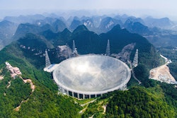 China has begun operating the world's largest radio telescope to help search for extraterrestrial life. (Liu Xu/Xinhua via AP)