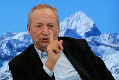 U.S. economist Larry Summers speaks during a panel on the second day of the annual meeting of the World Economic Forum in Davos, Switzerland, Wednesday, Jan. 18, 2017. (AP Photo/Michel Euler)
