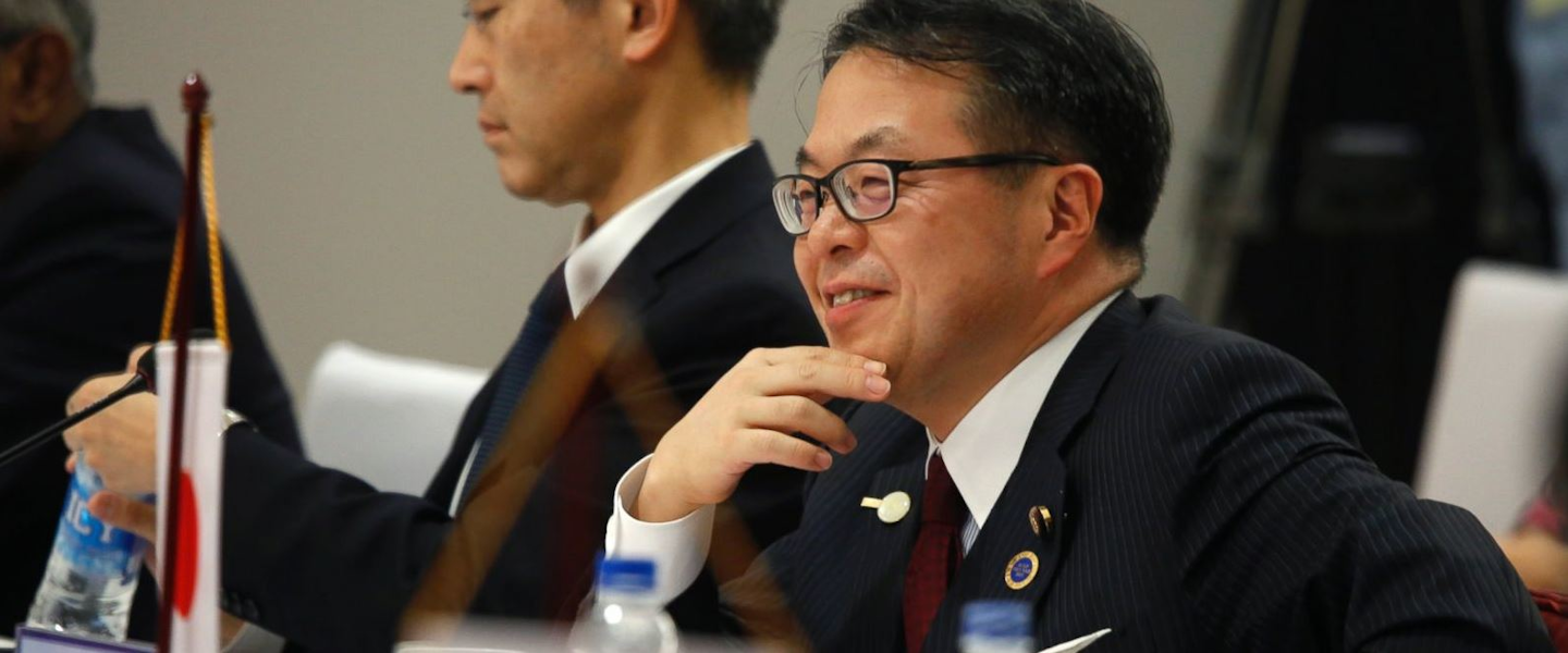 Japanese Trade Minister Hiroshige Seko (AP photo)