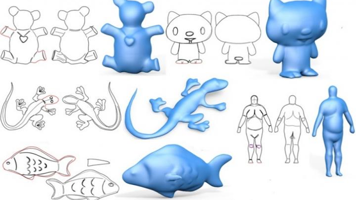 Researchers Make It Easier To Transform 2d Sketches Into 3d Models