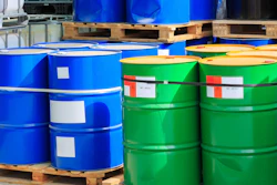 Chemical Barrels On Pallet Istock