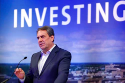 General Motors President Mark Reuss speaks Friday, Dec. 13, 2019, at the General Motors Wentzville Assembly and Stamping plant in Wentzville, Mo. Reuss announced the plant will receive $1 billion to upgrade the facility as it prepares to produce a next generation of midsize pickup trucks.