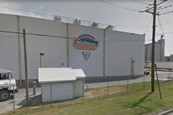 A Google Maps street view of Mountaire Farms' Millsboro, DE poultry processing facilities.