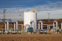 In this Nov. 6, 2015, file photo, a TransCanada's Keystone pipeline facility is seen in Hardisty, Alberta. Plans for construction of the Keystone XL oil sands pipeline through South Dakota inched forward last week with several approvals at both the federal and state levels, but opponents in in the state say they haven't given up on preventing, or at least slowing, the pipeline's construction. TC Energy, the Canadian company building the pipeline, plans to begin construction in August 2020, according to a court filing in Montana that also spells out planned work in that state and Nebraska.