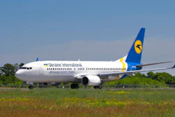 In this photo taken on Saturday, May 26, 2018, showing the actual Ukrainian Boeing 737-800 UR-PSR plane that crashed Wednesday Jan. 8, 2020, on the outskirts of Tehran, Iran, seen here as it waits to takeoff at Borispil international airport outside Kyiv, Ukraine. This Ukrainian airplane carrying 176 people crashed on Wednesday shortly after takeoff from Tehran's main airport, killing all onboard, Iranian state TV and officials in Ukraine said.