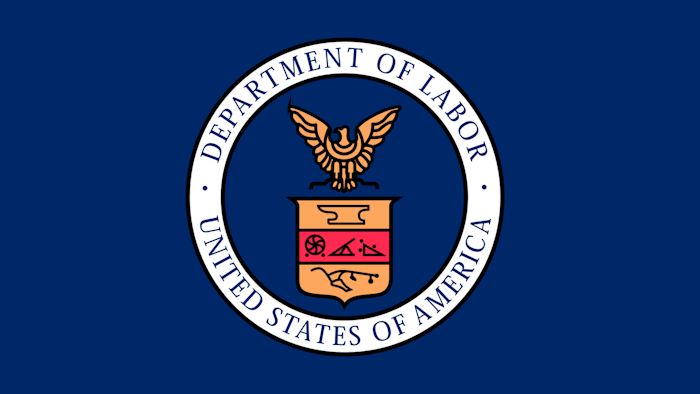 Flag Of The United States Department Of Labor (1915 1960)
