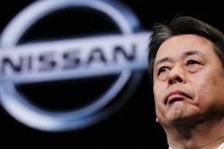 In this Dec. 2, 2019, file photo, Nissan Chief Executive Makoto Uchida speaks during a press conference in the automaker's headquarters in Yokohama, near Tokyo.