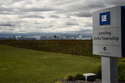 This Sept. 15, 2019 file photo shows the General Motors Lansing Delta Township plant in Lansing, MI.