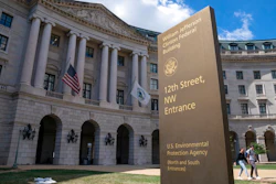 In this Spet. 18, 2019, file photo, the headquarters of the Environmental Protection Agency in Washington. A Trump administration proposal to roll back environmental reviews for big projects is drawing heavy objections from African American and Latino communities.