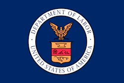 Flag Of The United States Department Of Labor (1915 1960)