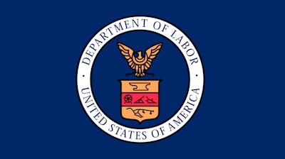 Flag Of The United States Department Of Labor (1915 1960)