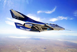In this May 29, 2018 photo provided by Virgin Galactic, the VSS Unity craft flies during a supersonic flight test. Virgin Galactic has received nearly 8,000 online reservations of interest since its first successful test flight into space 14 months ago, the company said Tuesday, Feb. 25, 2020, as it nears commercial operation and prepares to reopen ticket sales.