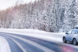 Winter Snow Roadway Suv Istock