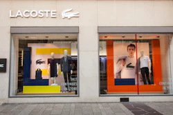 Lacoste store in Les Rues Basses, Geneva's most famous shopping district.