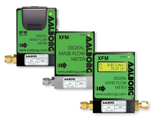 Aalborg&rsquo;s Model XFM stores calibration data for 1 to 10 gases and conversion factors for up to 32 gases.