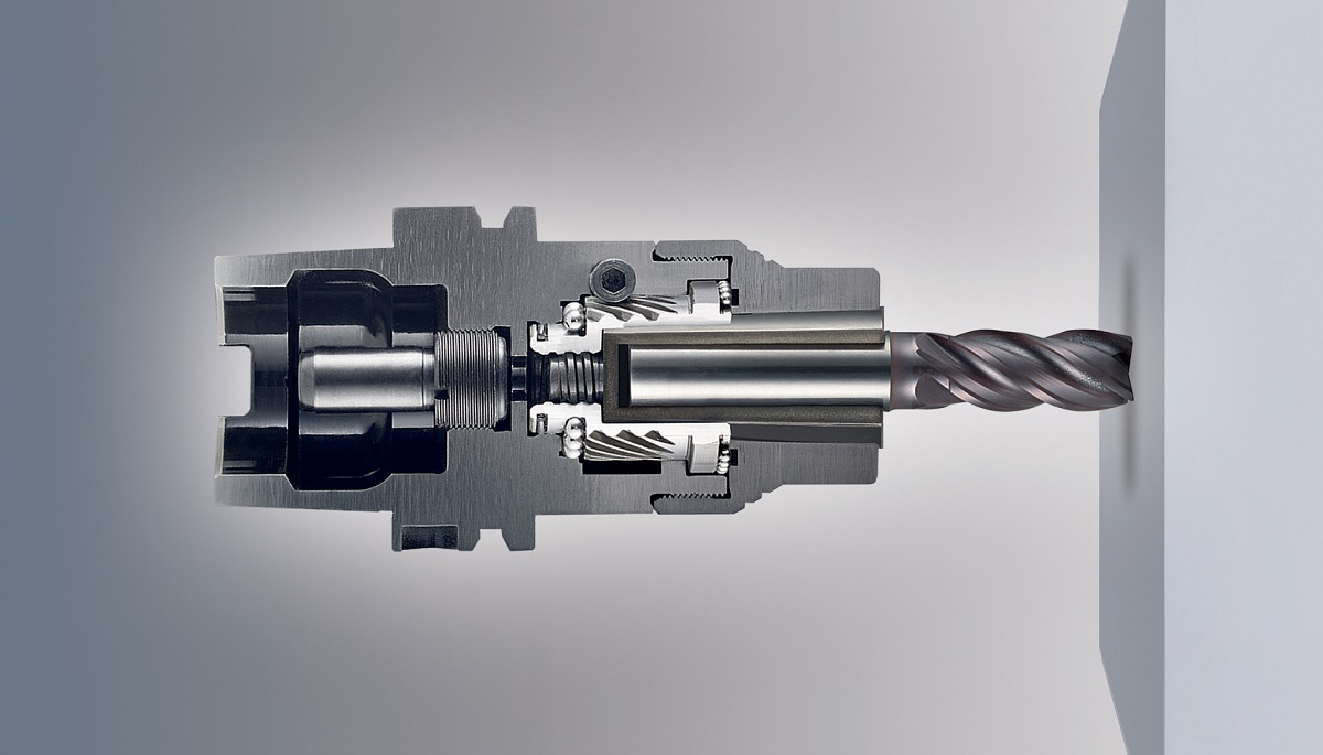 Featuring the world's only chuck with a 1:16 worm gear, Emuge FPC Chuck's patented design delivers three tons of traction force.