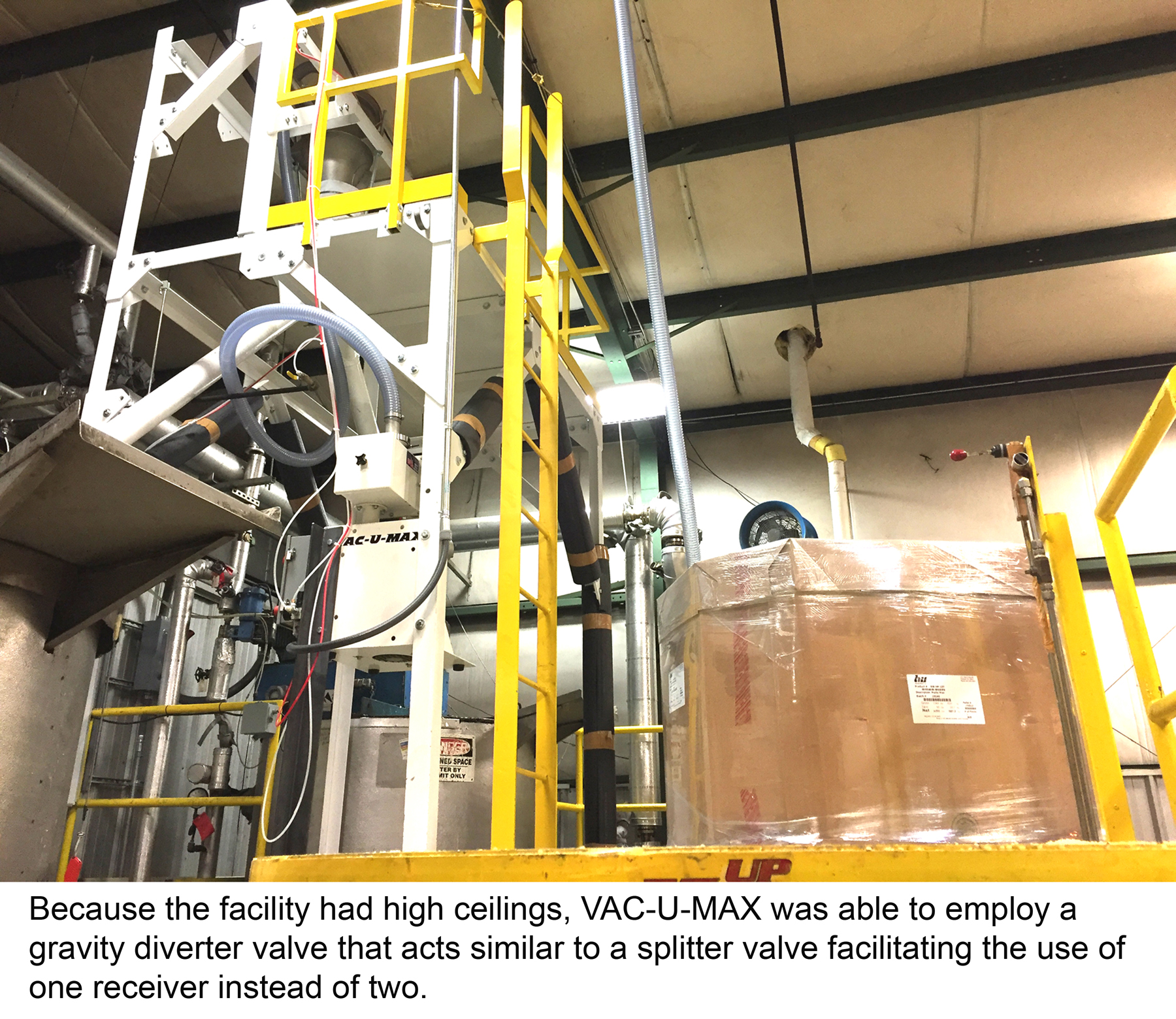 Pneumatic Conveyor High Ceiling Diverter 56f44bb915ae4