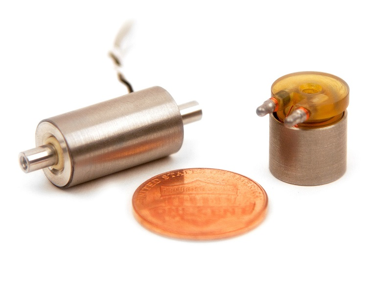 H2W Technologies offers miniature versions of moving coil and moving magnet voice coil actuators.