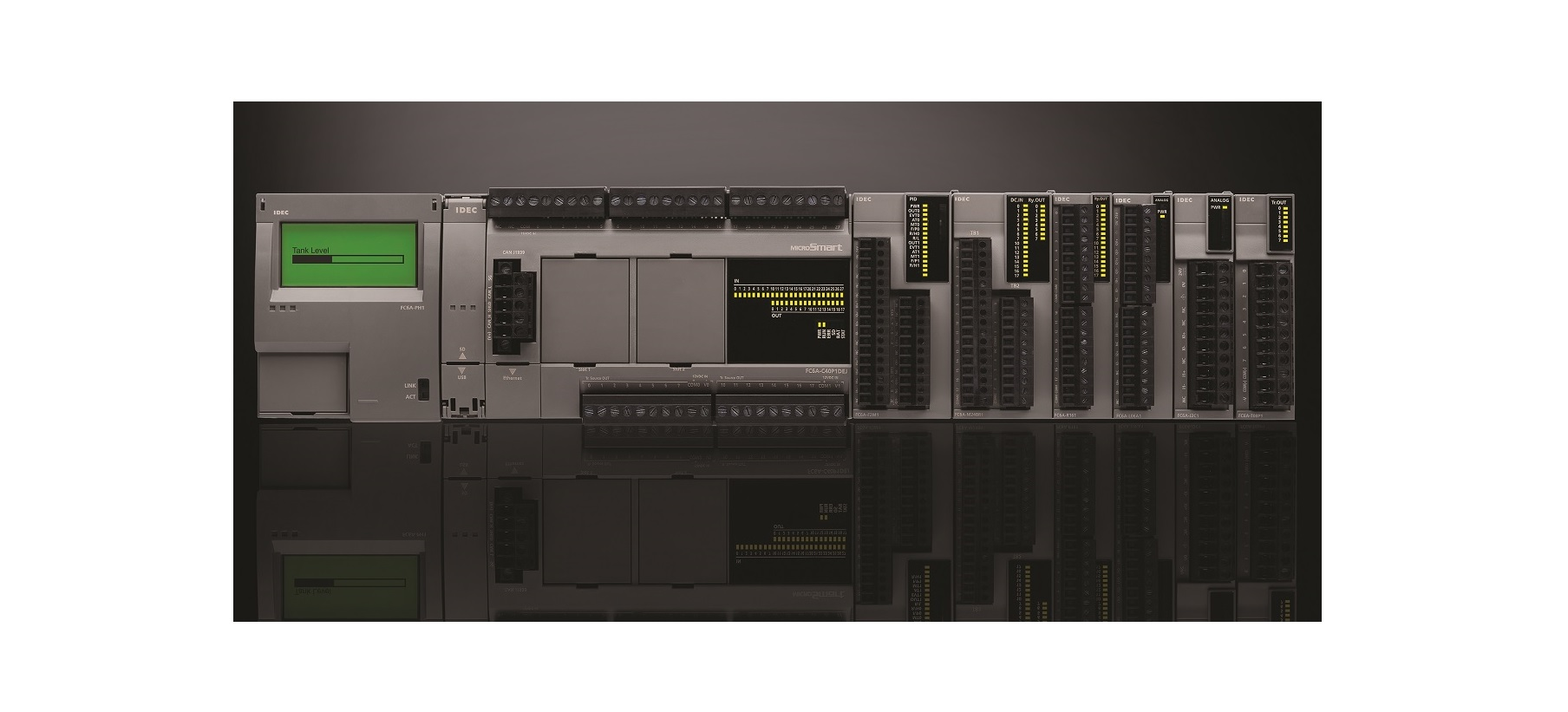 IDEC's FC6A MicroSmart is a PLC with up to 520 I/O.