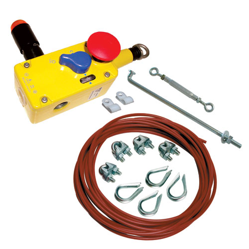 The new Cable and Push-Button E-Stop assembly from Rockford Systems.
