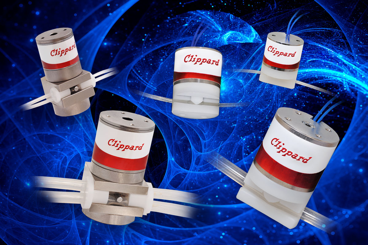 Clippard&rsquo;s NPV Series Miniature Pinch Valves.