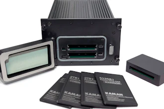 The AMADEUS includes the Model 9740 Multi-Port data transfer unit which includes four removable memory cards (RMC) and a mini-Ground Station Adapter (GSA).