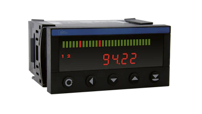The OM 402UNI Series of universal panel meters from Bristol Instruments.