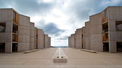This Oct. 3, 2013 file photo shows The Salk Institute, above the Pacific Ocean in San Diego. outhern California's Salk Institute for Biological Studies has settled two of three gender discrimination lawsuits filed by top female scientists. The renowned research center and the two former plaintiffs Kathy Jones and Vicki Lundblad said in a statement Tuesday that they've agreed to 'put our disagreements behind' and 'move forward together.' The lawsuits were filed last year, when Lundblad and Jones alleged that they and other women suffered long-term gender discrimination while at work.
