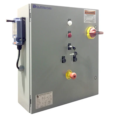 The advantages of a wireless panel like this one include remote installation of the panel, or workers' freedom of movement.