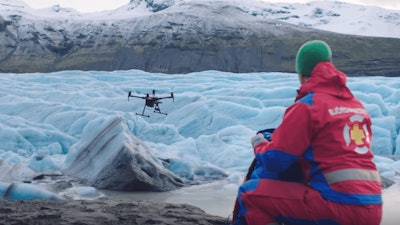 Emergency rescue with DJI drones.