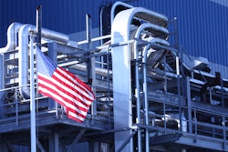 Factory With Flag