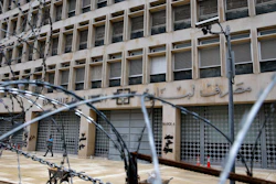 The Lebanese Central Bank in Beirut, March 18, 2020.