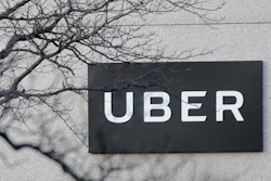 An Uber office is seen in Secaucus, N.J.