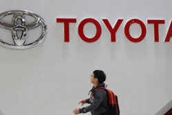 Toyota Motor Corp. logo in Tokyo, Jan. 15, 2020.