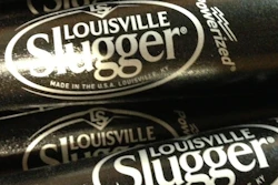 Louisville Slugger baseball bats.