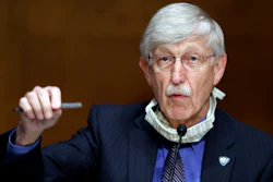 National Institutes of Health Director Dr. Francis Collins speaks during a Senate committee hearing on new coronavirus tests on Capitol Hill, May 7, 2020.
