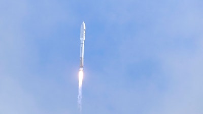 A United Launch Alliance Atlas V rocket lifts off from Launch Complex 41, Cape Canaveral Air Force Station, Fla., May 17, 2020.