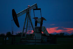 In this April 21, 2020 file photo, a pumpjack is pictured as the sun sets in Oklahoma City. Google says it won’t build custom artificial intelligence tools for speeding up oil and gas extraction, taking an environmental stance that distinguishes it from cloud computing rivals Microsoft and Amazon. The announcement followed a Greenpeace report on Tuesday, May 19, that documents how the three tech giants are using AI and computing power to help oil companies find and access oil and gas deposits in the U.S. and around the world.