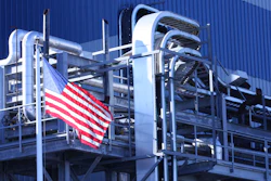 Factory With Flag
