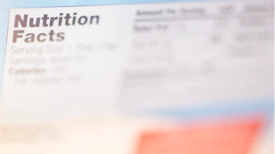 Nutrition Label