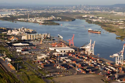 Port of Brisbane, Australia.