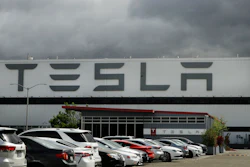 Tesla plant, in Fremont, Calif.