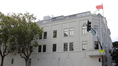 The Chinese Consulate in San Francisco, July 23, 2020.