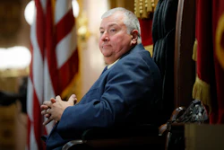 Republican Ohio state Rep. Larry Householder sits at the head of a legislative session as Speaker of the House, in Columbus, Ohio, Wednesday, Oct. 30, 2019.