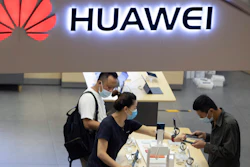 Huawei store in Beijing, July 15, 2020.