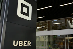 Entrance to Uber offices in San Francisco.