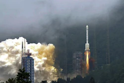 A rocket blasts off from the Xichang Satellite Launch Center in China's Sichuan Province, June 23, 2020.