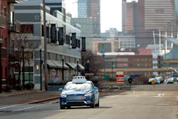 One of the test vehicles from Argo AI, Ford's autonomous vehicle unit.