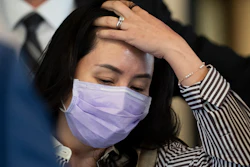 Meng Wanzhou leaves B.C. Supreme Court in Vancouver, Sept. 28, 2020.